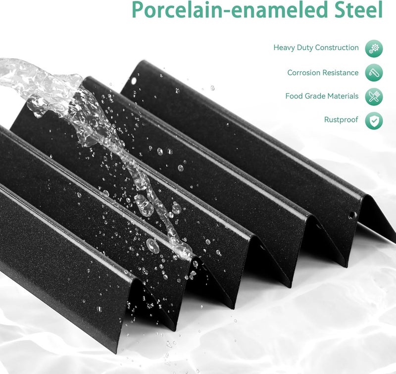 COGRICHBF Spirit e-310 15.3 Inch Flavorizer Bars for Weber Spirit and Spirit II & GS4 Spirit II 300 E310 E320 E330 S310 S320 S330 Gas Grill with Front Control Knob, Heat Plate for Weber 7636 67046 69797 68843 - Image 5